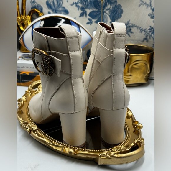 🆕 KURT GEIGER LONDON 🧿 NWOT Mayfair Ankle Boot, Bone - Sz 36 - Picture 10 of 15